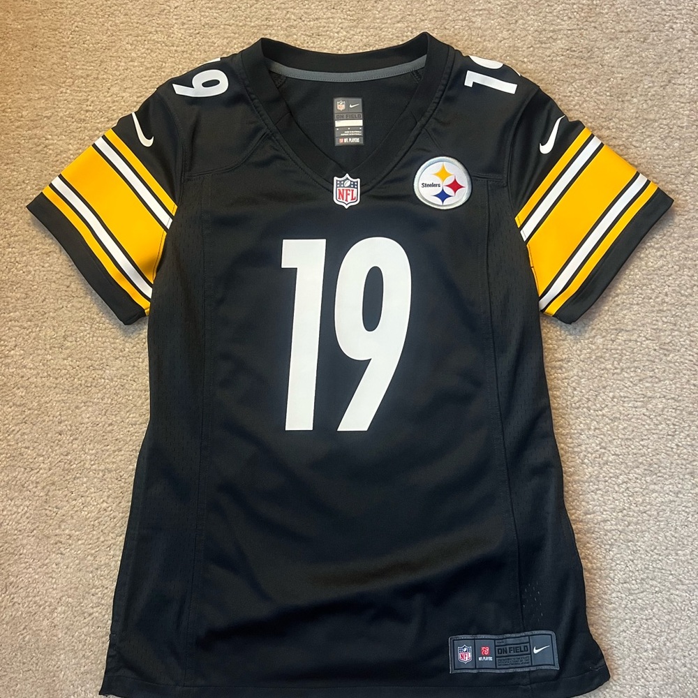 Nike Pittsburgh Steelers #19 JuJu Smith-Schuster Black Football Jersey